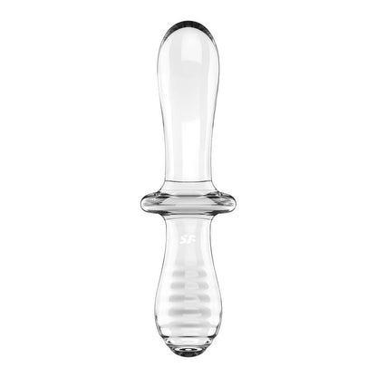 SATISFYER - ESTIMULADOR DE CRISTAL DOUBLE CRYSTAL HOT AND COLD TRANSPARENTE