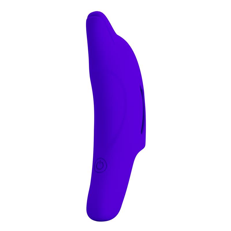 PRETTYLOVE - ESTIMULADOR DE DEDO CON VIBRACIÓN DELPHINI HONEY