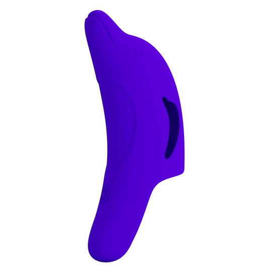 PRETTYLOVE - ESTIMULADOR DE DEDO CON VIBRACIÓN DELPHINI HONEY
