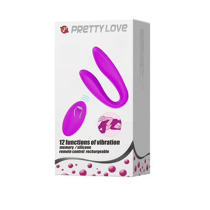 PRETTYLOVE - ESTIMULADOR DE PAREJAS CONTROL REMOTO ROSA