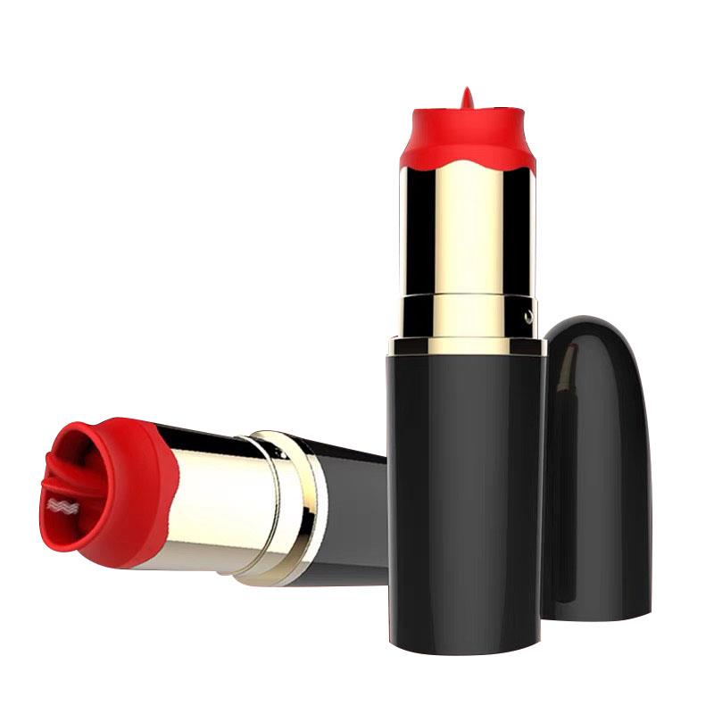 A-GUSTO - ESTIMULADOR DE PINTALABIOS CON LENGUA ESTIMULADORA USB NEGRO