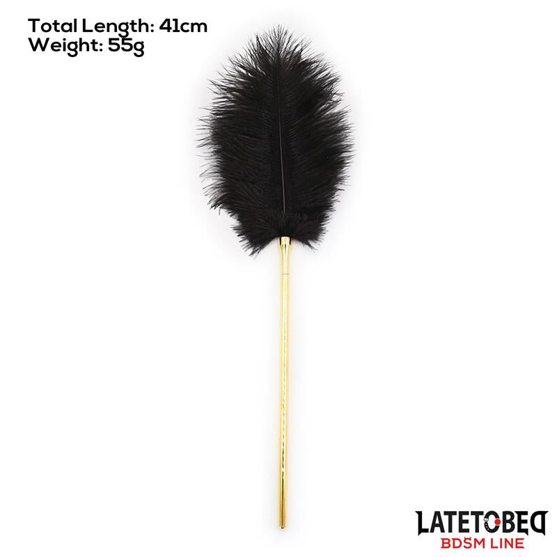 LATETOBED BDSM LINE - ESTIMULADOR DE PLUMAS 41 CM