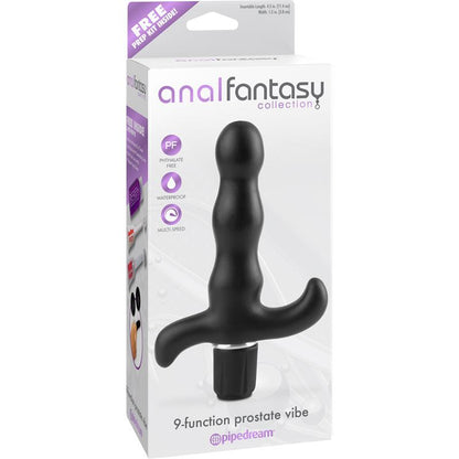 ANAL FANTASY COLLECT. - ESTIMULADOR DE PRÓSTATA CON VIBRACIÓN NEGRO