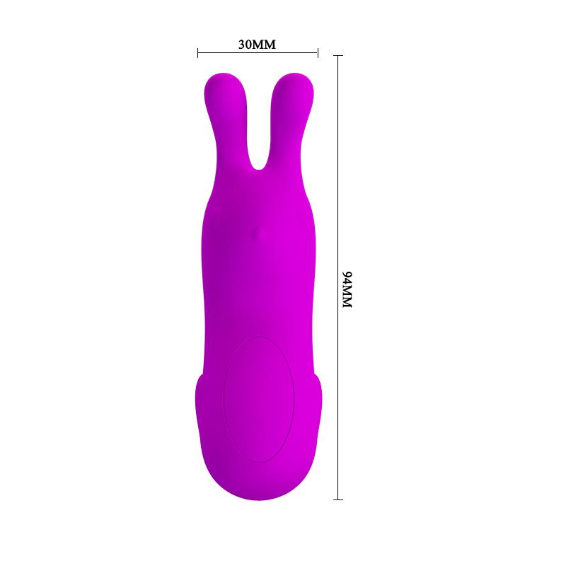 PRETTYLOVE - ESTIMULADOR FINGER BUNNY USB SILICONA