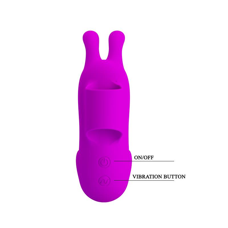 PRETTYLOVE - ESTIMULADOR FINGER BUNNY USB SILICONA