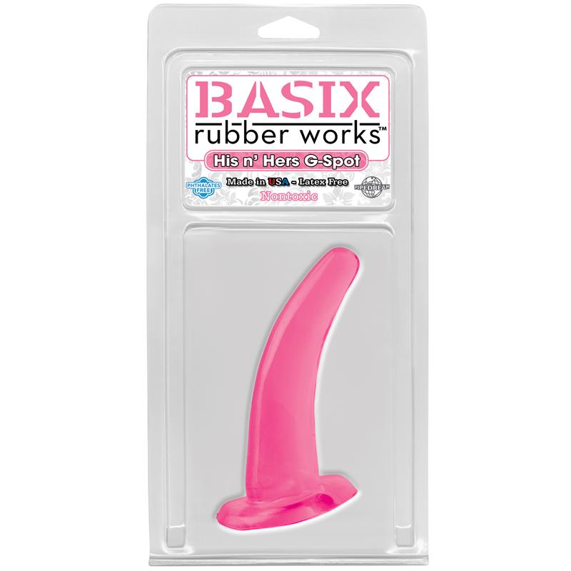 BASIX RUBBER WORKS - ESTIMULADOR HIS AND HERS PUNTO G ROSA