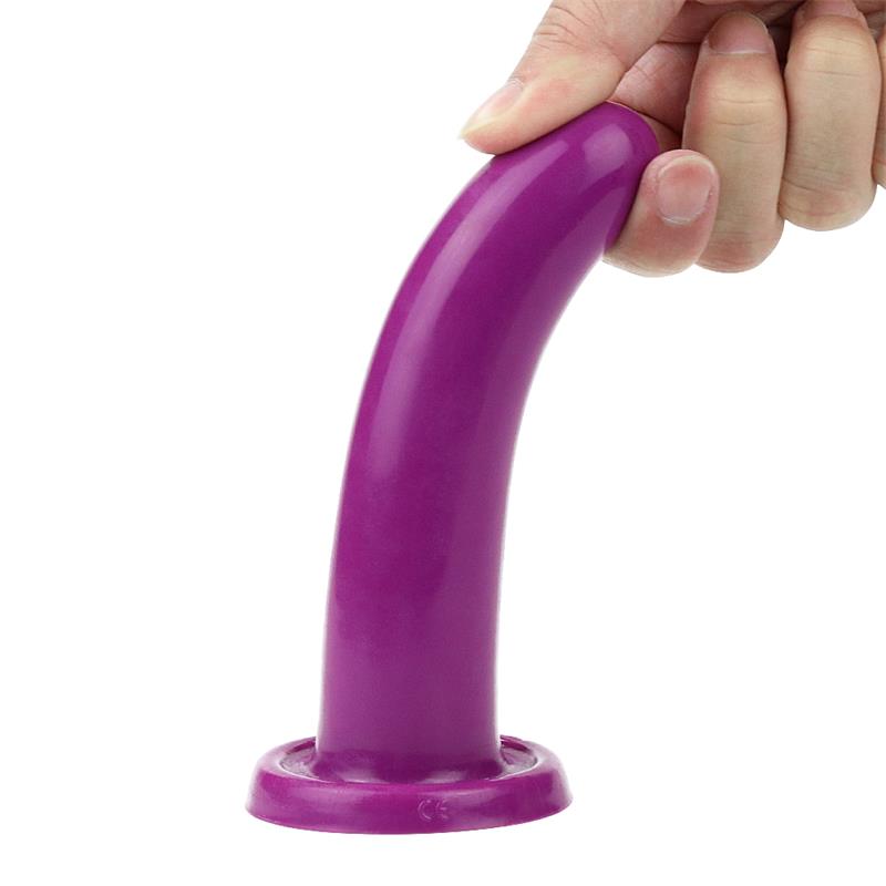 LOVETOY - ESTIMULADOR HOLY DONG 5.5 SILICONA LÍQUIDA PÚRPURA