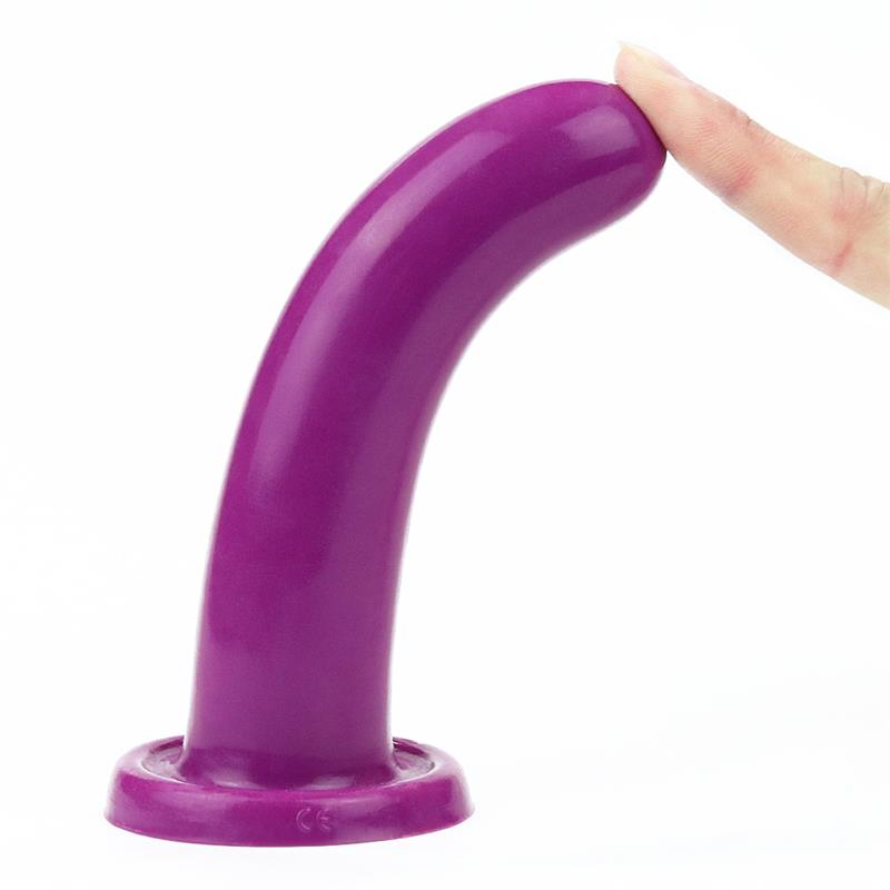 LOVETOY - ESTIMULADOR HOLY DONG 5.5 SILICONA LÍQUIDA PÚRPURA