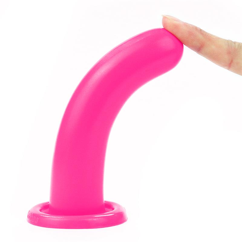 LOVETOY - ESTIMULADOR HOLY DONG 5.5 SILICONA LÍQUIDA ROSA