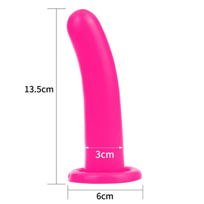 LOVETOY - ESTIMULADOR HOLY DONG 5.5 SILICONA LÍQUIDA ROSA