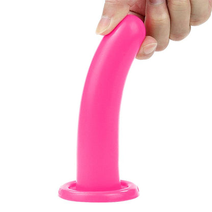 LOVETOY - ESTIMULADOR HOLY DONG 5.5 SILICONA LÍQUIDA ROSA