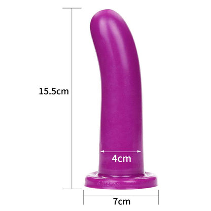 LOVETOY - ESTIMULADOR HOLY DONG 6 SILICONA LÍQUIDA PÚRPURA