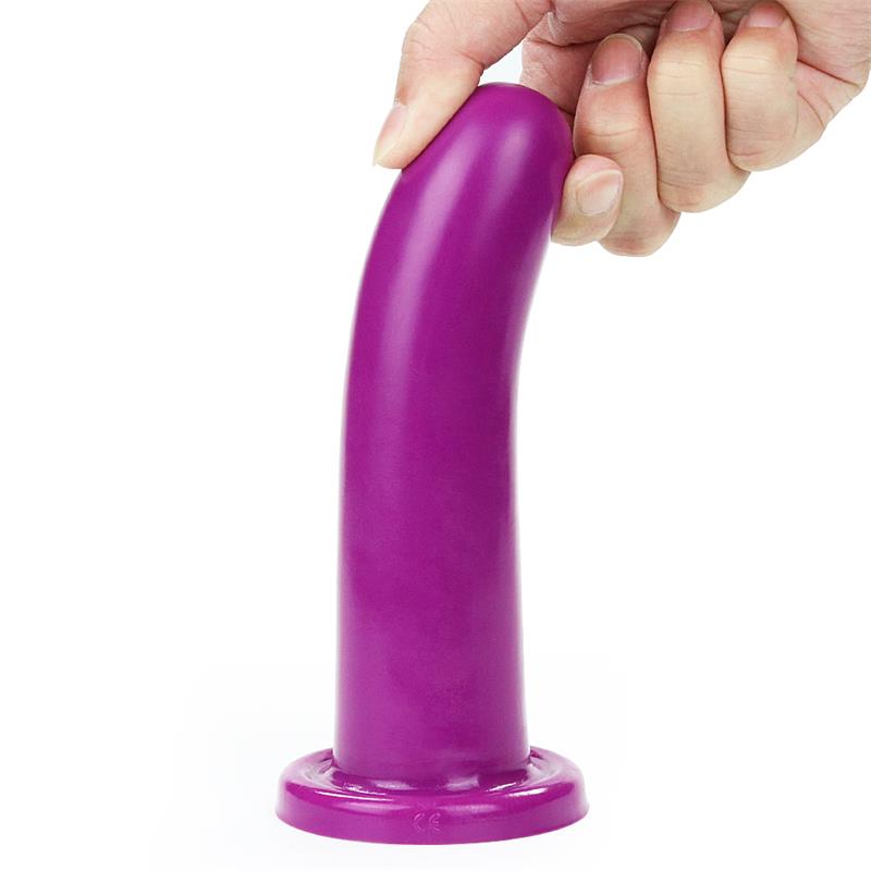 LOVETOY - ESTIMULADOR HOLY DONG 6 SILICONA LÍQUIDA PÚRPURA