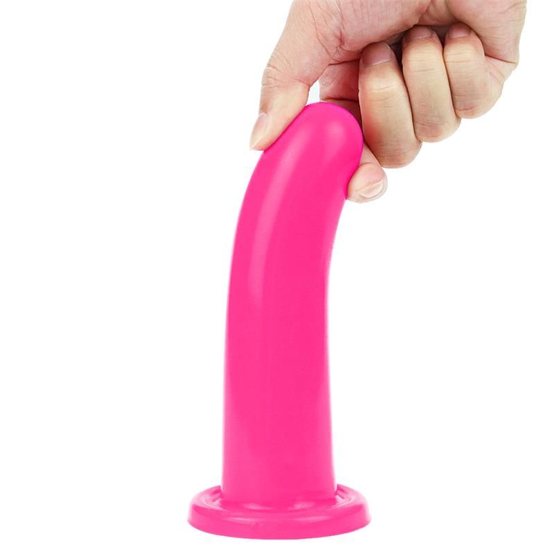 LOVETOY - ESTIMULADOR HOLY DONG 6 SILICONA LÍQUIDA ROSA