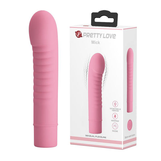 PRETTYLOVE - ESTIMULADOR MICK SILICONA ROSA