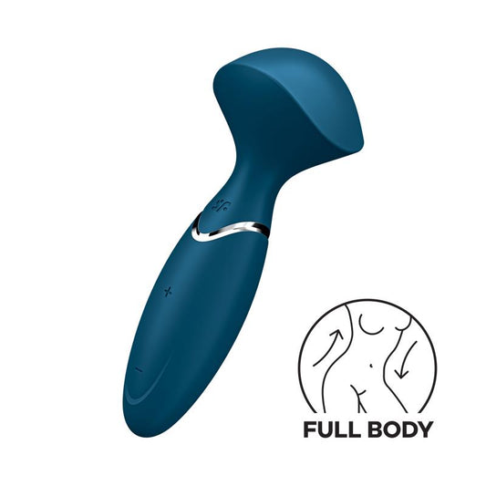 SATISFYER - ESTIMULADOR MINI WAND-ER AZUL
