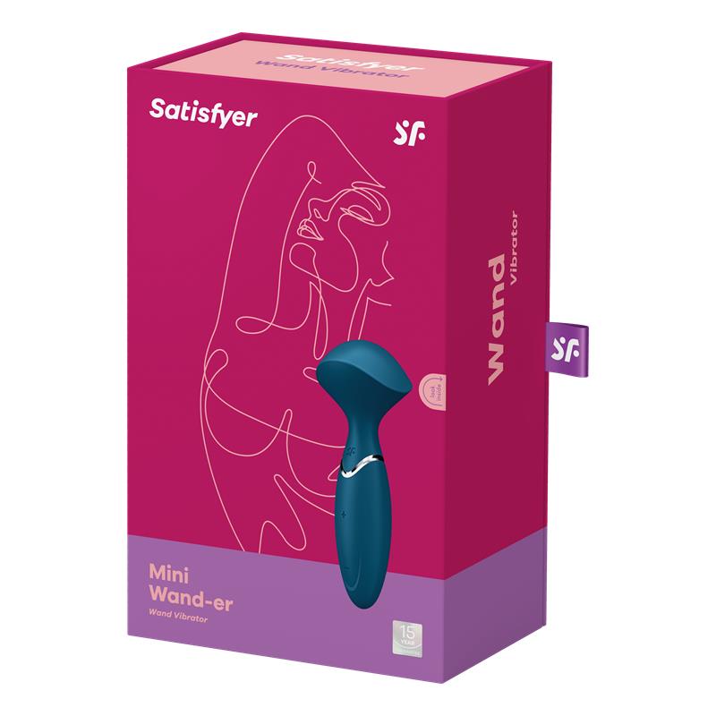 SATISFYER - ESTIMULADOR MINI WAND-ER AZUL