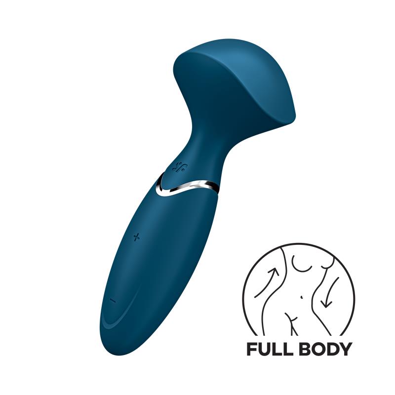 SATISFYER - ESTIMULADOR MINI WAND-ER AZUL