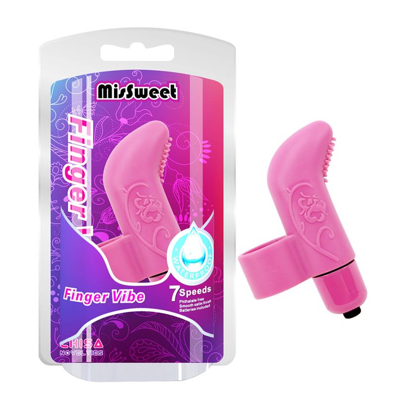 CHISA - ESTIMULADOR MISSWEET SILICONA 7.6 CM X 2.2 CM ROSA