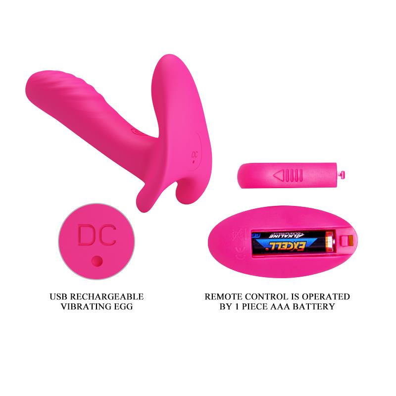 PRETTYLOVE - ESTIMULADOR PARA PAREJAS CONTROL REMOTO USB