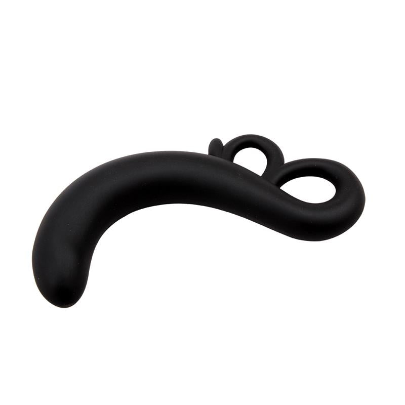 CHISA - ESTIMULADOR PUNTO G TWO-FINGER SILICONA NEGRO