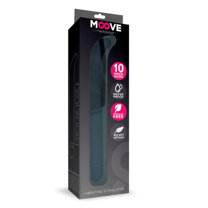 MOOVE - ESTIMULADOR VIBRADOR PUNTO G 10 FUNCIONES NEGRO