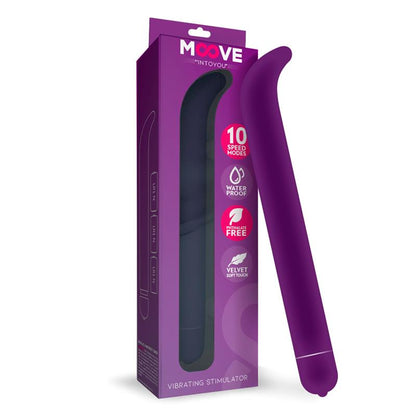 MOOVE - ESTIMULADOR VIBRADOR PUNTO G 10 FUNCIONES PÚRPURA