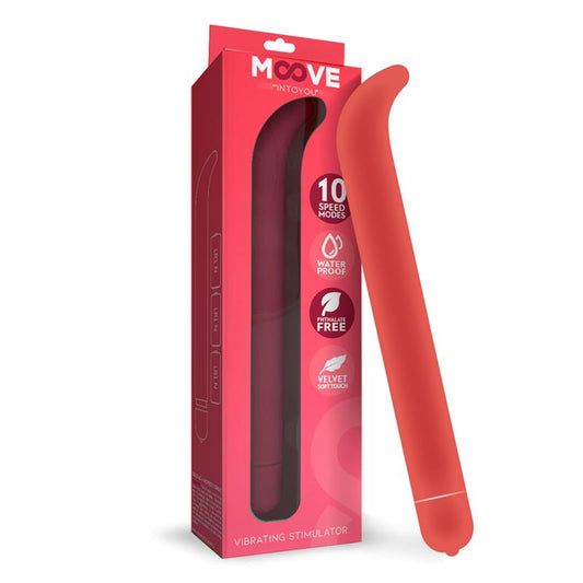 MOOVE - ESTIMULADOR VIBRADOR PUNTO G 10 FUNCIONES ROSA