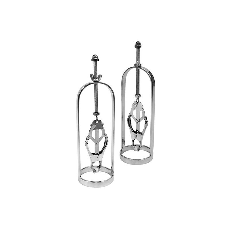 BONDAGE PLAY - ESTRECHADOR DE PEZONES METAL 16 CM
