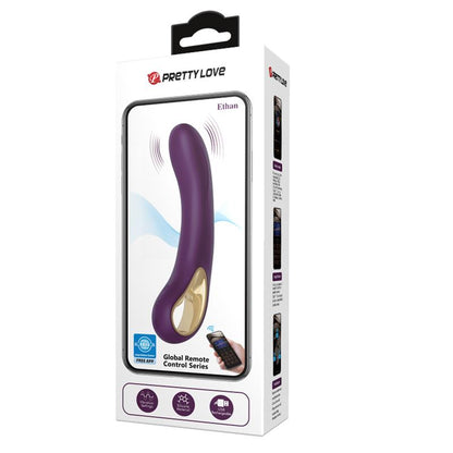 PRETTYLOVE - ETHAN VIBRADOR CON APP PÚRPURA