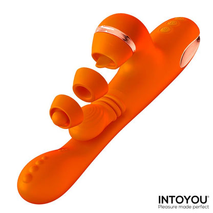 INTOYOU - ETHAN VIBRADOR MASAJE 360º PARA EL PUNTO G Y CABEZALES INTERCAMBIABLES