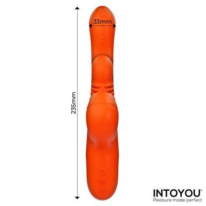 INTOYOU - ETHAN VIBRADOR MASAJE 360º PARA EL PUNTO G Y CABEZALES INTERCAMBIABLES
