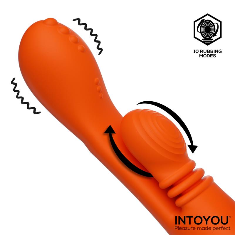 INTOYOU - ETHAN VIBRADOR MASAJE 360º PARA EL PUNTO G Y CABEZALES INTERCAMBIABLES