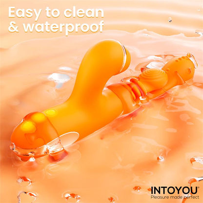 INTOYOU - ETHAN VIBRADOR MASAJE 360º PARA EL PUNTO G Y CABEZALES INTERCAMBIABLES