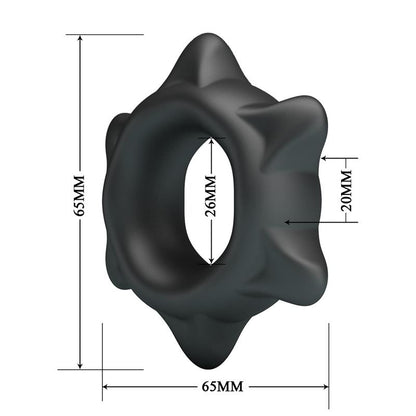 CRAZY BULL - ETHANIEL ANILLO PARA EL PENE SILICONA MOD 11