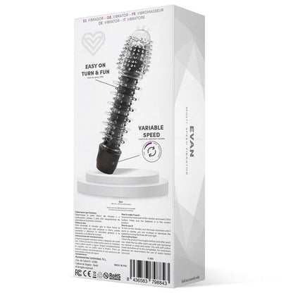 LATETOBED - EVAN VIBRADOR MULTI VELOCIDAD NEGRO