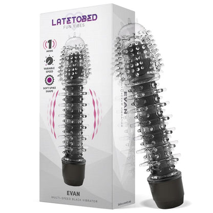 LATETOBED - EVAN VIBRADOR MULTI VELOCIDAD NEGRO