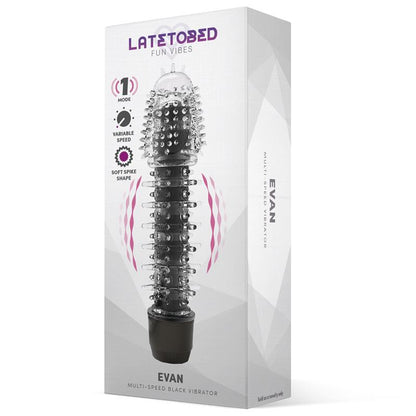 LATETOBED - EVAN VIBRADOR MULTI VELOCIDAD NEGRO
