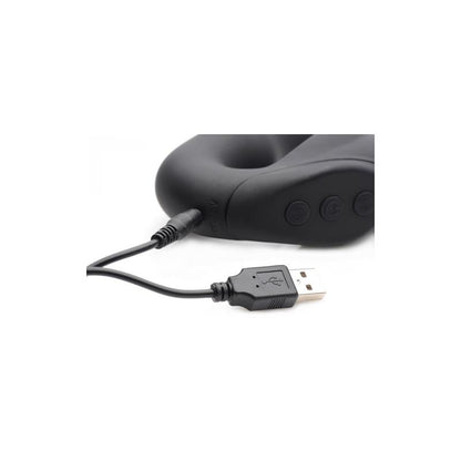 STRAP U - EVOKE VIBRADOR DOBLE NEGRO