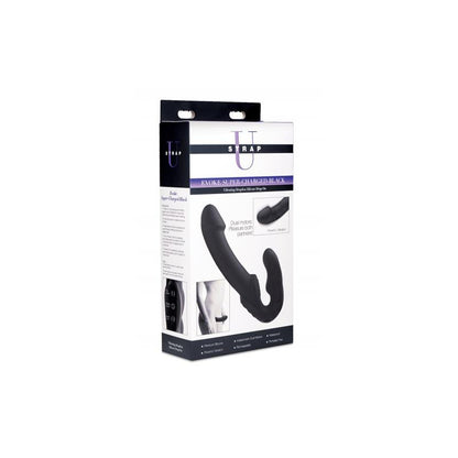 STRAP U - EVOKE VIBRADOR DOBLE NEGRO