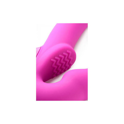 STRAP U - EVOKE VIBRADOR DOBLE ROSA