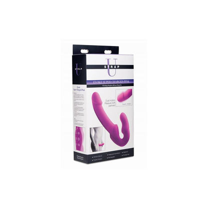 STRAP U - EVOKE VIBRADOR DOBLE ROSA