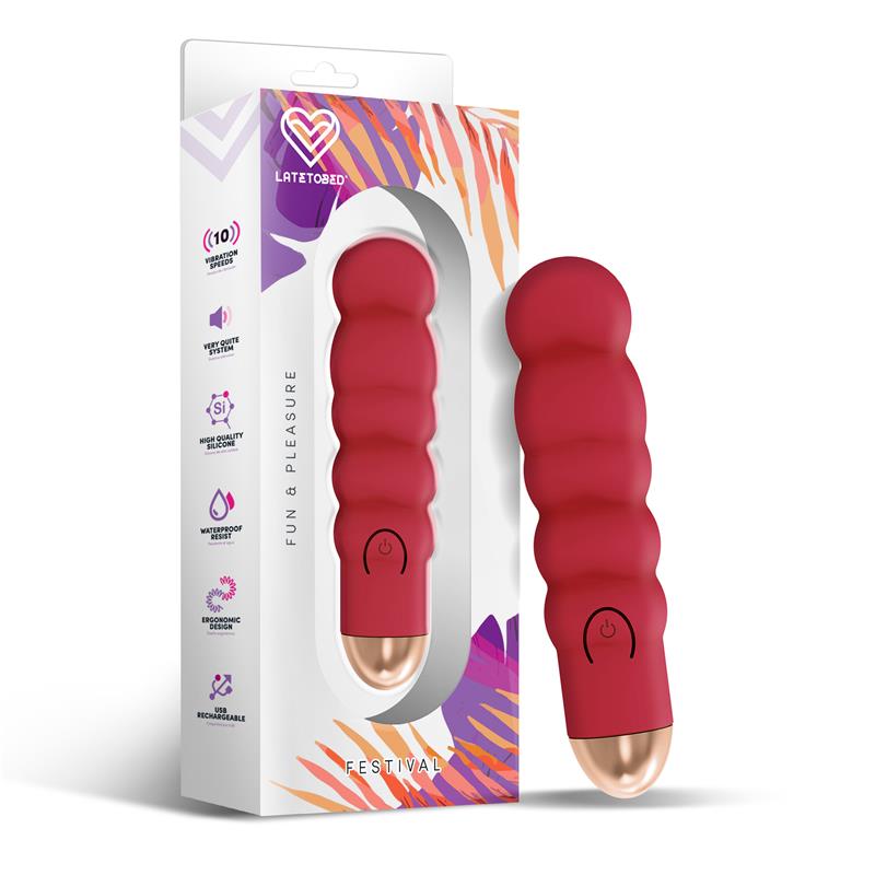FESTIVAL - EWON ESTIMULADOR 10 VELOCIDADES RUST RED