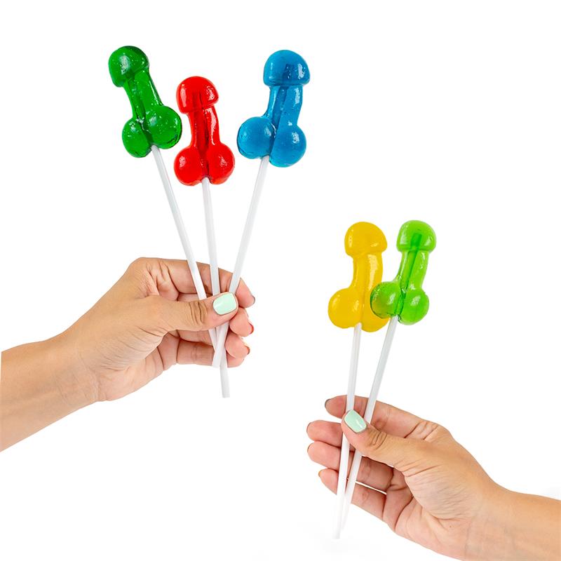 SECRET PLAY - EXPOSITOR PIRULETAS PENE SABORES CON ALCOHOL 40 UDS