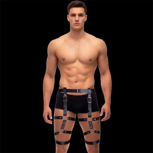 INTOYOU BDSM LINE - FABIAN ARNÉS PARA PIERNA Y CINTURA AJUSTABLE