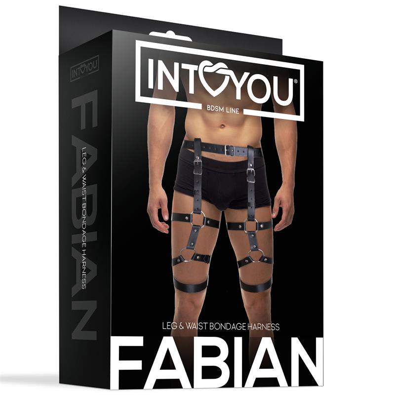 INTOYOU BDSM LINE - FABIAN ARNÉS PARA PIERNA Y CINTURA AJUSTABLE