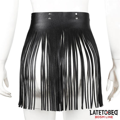 LATETOBED BDSM LINE - FALDA DE FLECOS AJUSTABLE