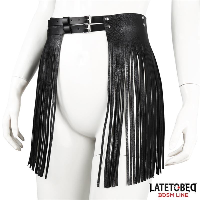 LATETOBED BDSM LINE - FALDA DE FLECOS AJUSTABLE