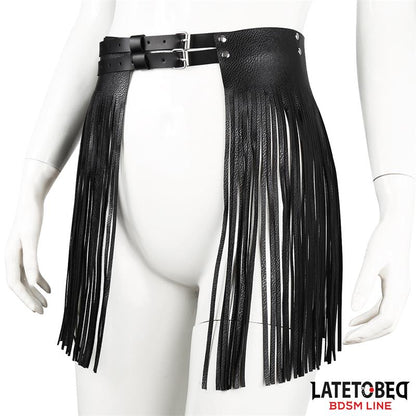 LATETOBED BDSM LINE - FALDA DE FLECOS AJUSTABLE