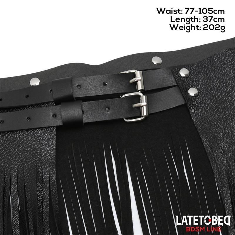LATETOBED BDSM LINE - FALDA DE FLECOS AJUSTABLE